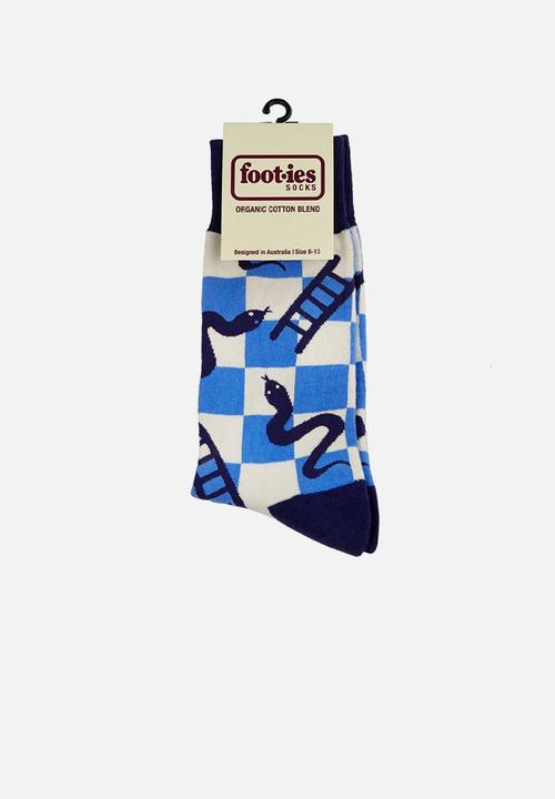 Foot-ies - Snakes & ladders - blue