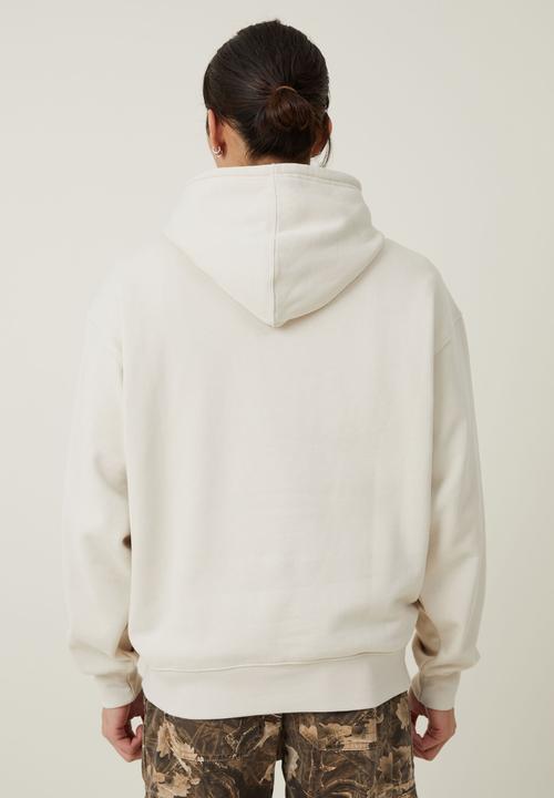 Cotton On - Oversized graphic hoodie - bone/japan panther