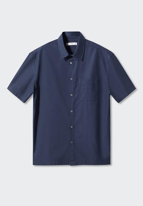 MANGO - Shirt isan - navy