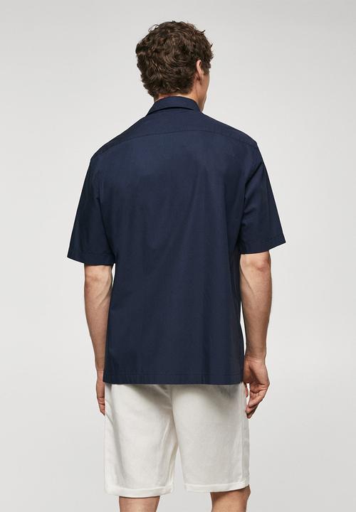 MANGO - Shirt isan - navy