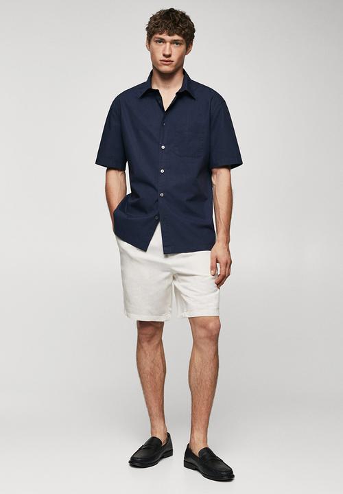 MANGO - Shirt isan - navy