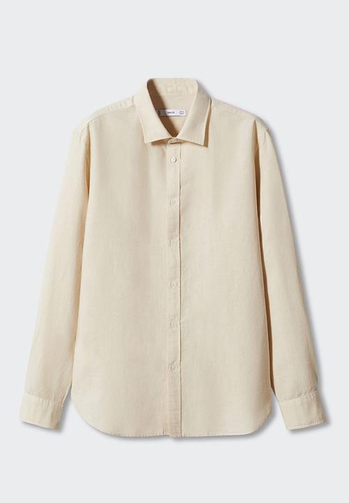 MANGO - Shirt calcuta - sand