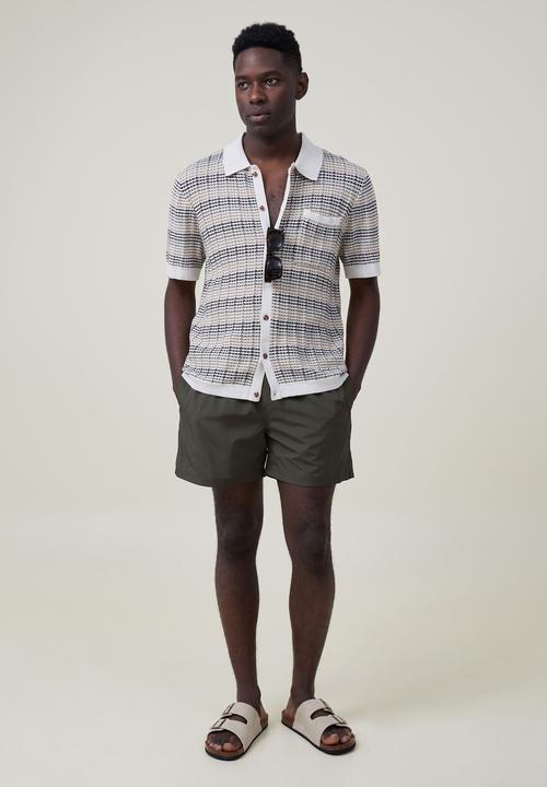 Cotton On - Stretch swim short - khaki