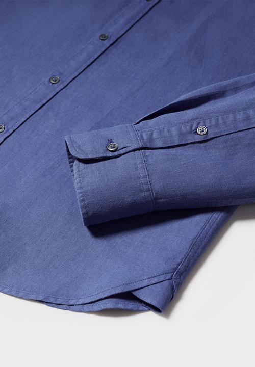 MANGO - Shirt calcuta - blue