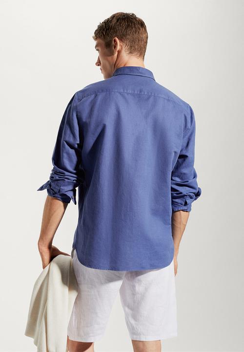MANGO - Shirt calcuta - blue