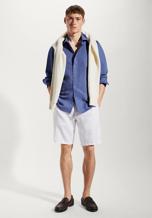 MANGO - Shirt calcuta - blue