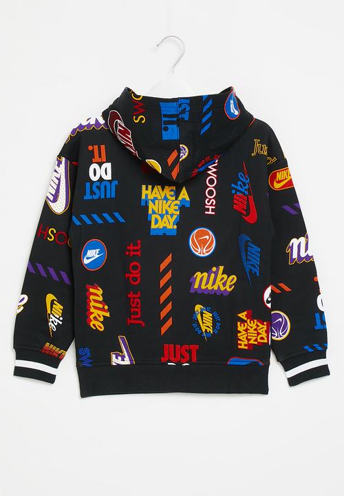 Nike - Nkb nbn flc po hoodie - black