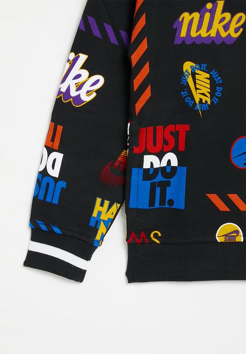 Nike - Nkb nbn flc po hoodie - black