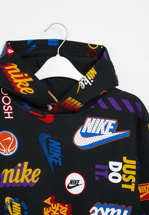 Nike - Nkb nbn flc po hoodie - black