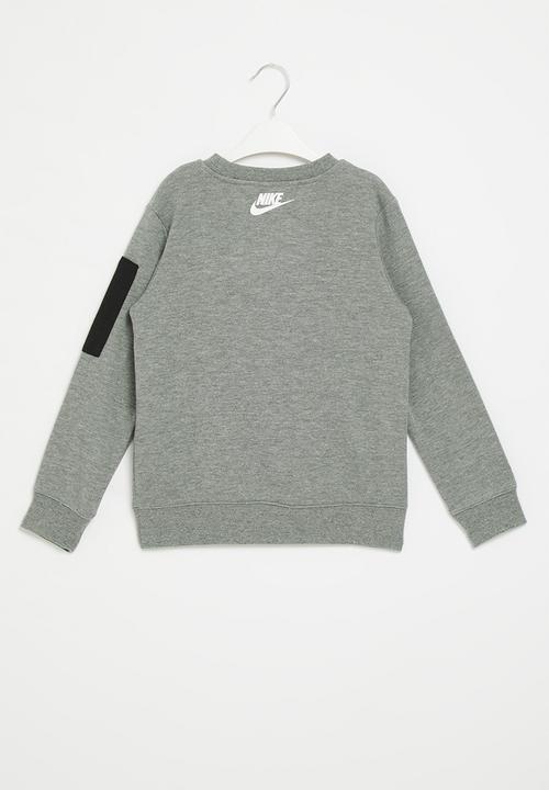 Nike - Nkb b nsw thrill zip pkt crew - carbon heather