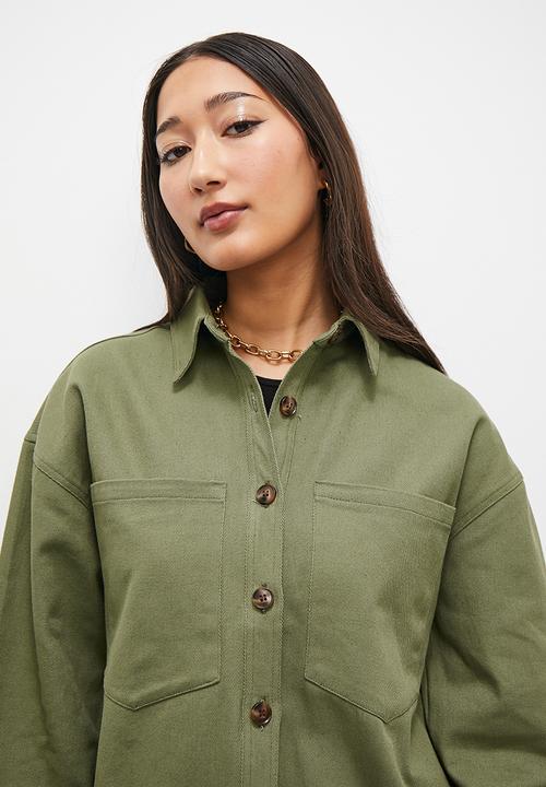 Superbalist - Twill overshirt - new olive