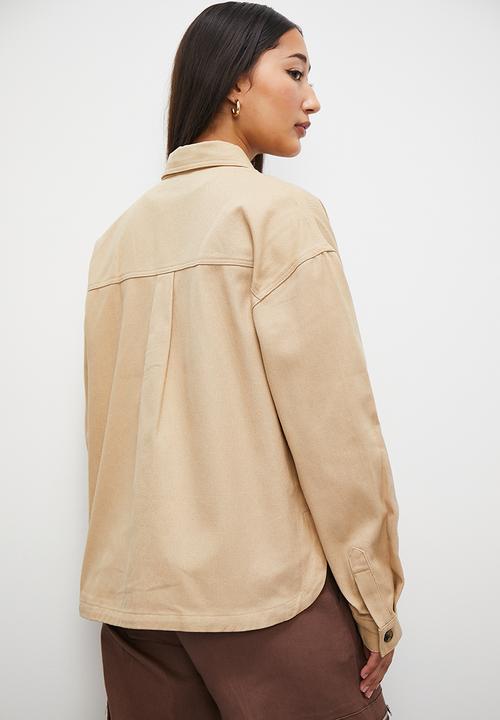 Superbalist - Twill overshirt - sand