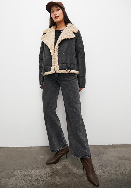 Superbalist - Shirling puffer - black