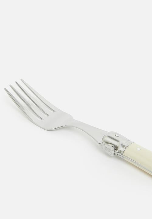 André Verdier - 6 piece fork set - ivory