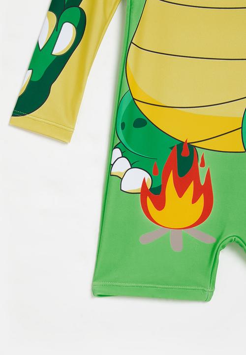 Pop Candy - Boys one piece swimsuit - green