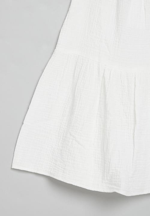 Superbalist - Drop waist textured dress - ivory