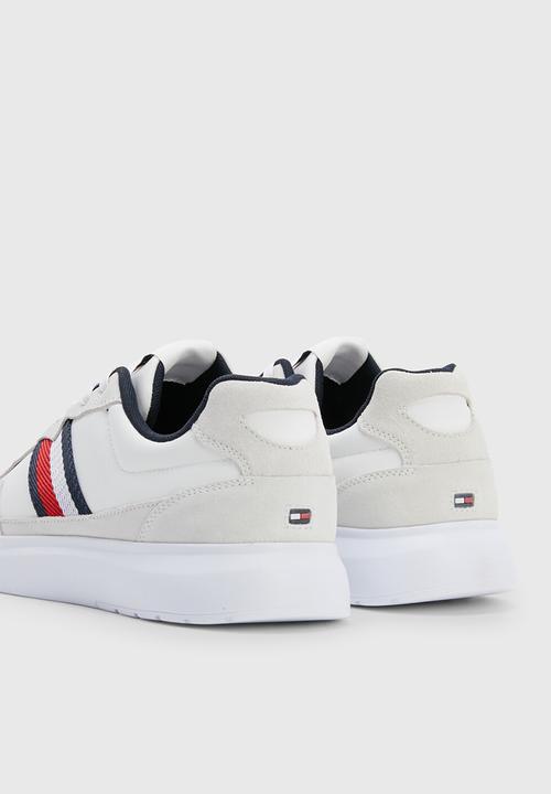 Tommy Hilfiger - Lightweight leather mix cup - white