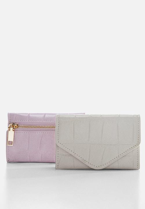 MANGO - Card holder agnes-off white