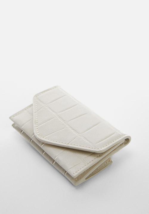 MANGO - Card holder agnes-off white