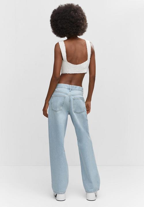MANGO - Jeans kathy - open blue