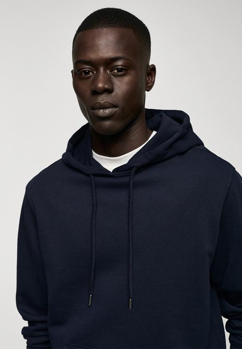 MANGO - Sweatshirt bone - navy 