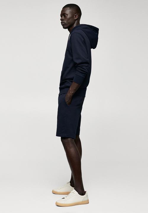 MANGO - Sweatshirt bone - navy 