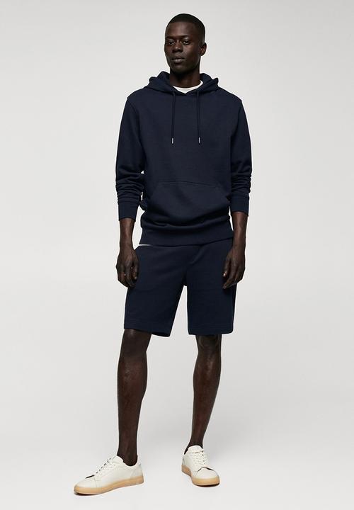 MANGO - Sweatshirt bone - navy 