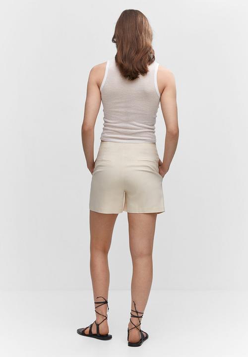 MANGO - Shorts malu5-h - light beige