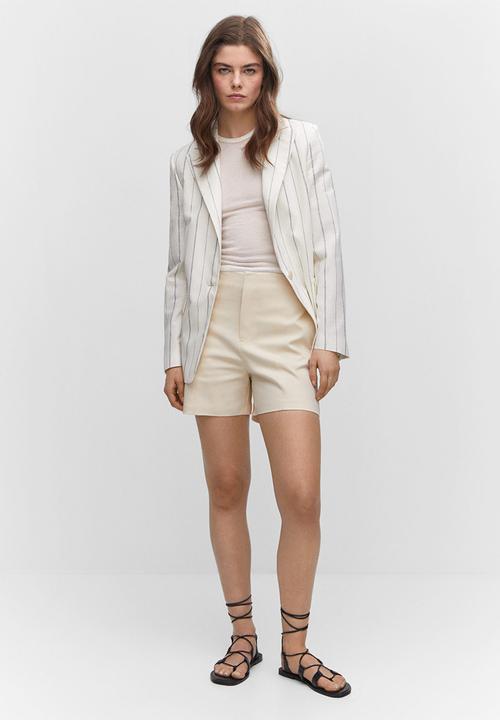 MANGO - Shorts malu5-h - light beige
