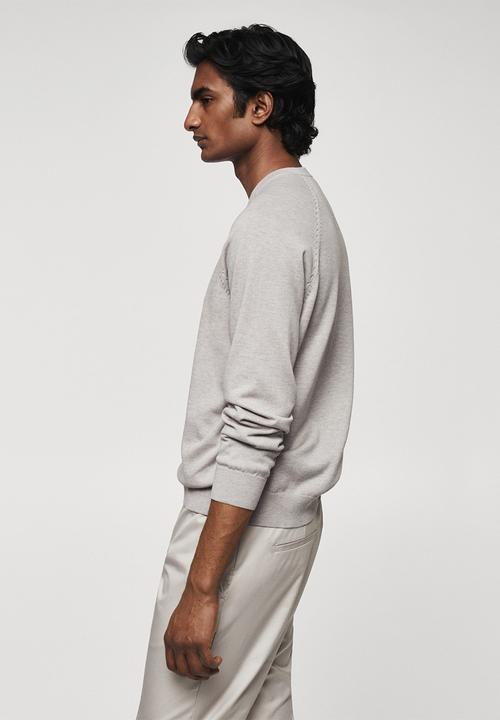 MANGO - Sweater ten - light grey