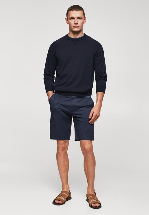 MANGO - Sweater ten - navy