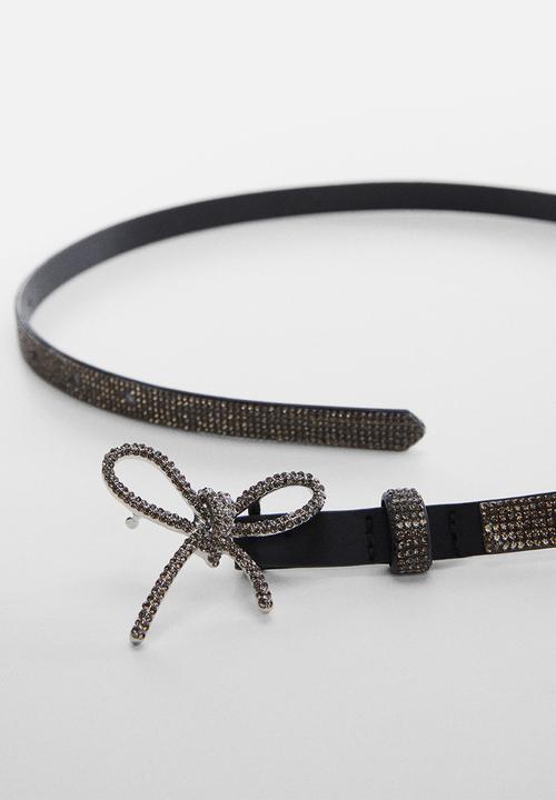 MANGO - Belt lazo - black