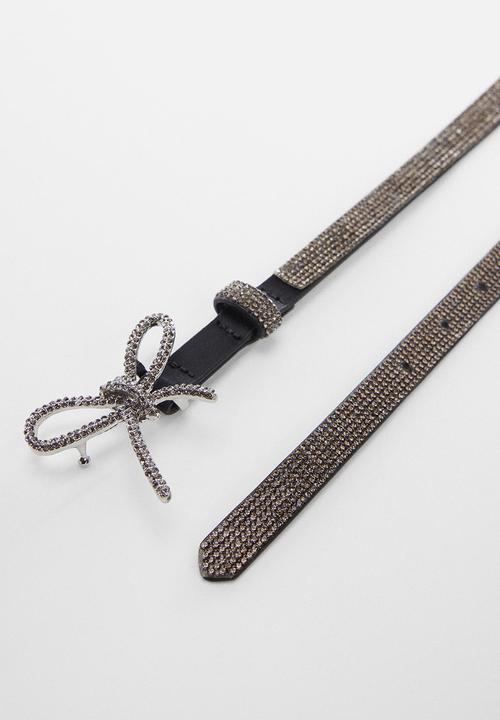 MANGO - Belt lazo - black
