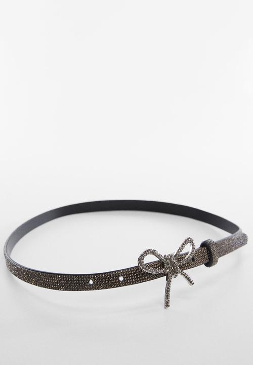 MANGO - Belt lazo - black