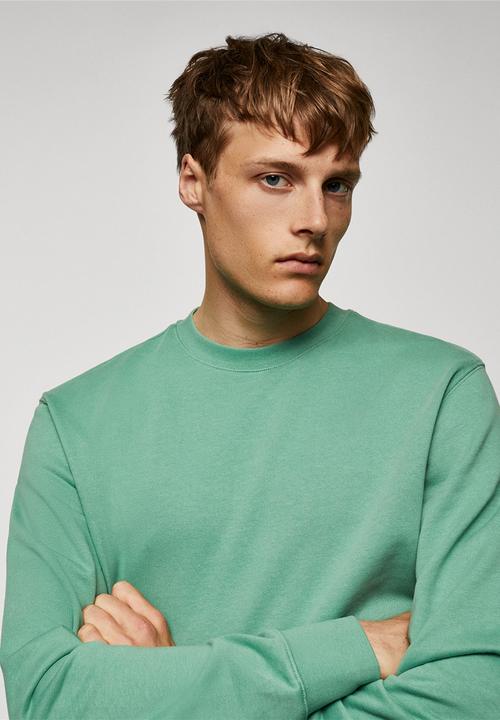 MANGO - Sweatshirt nole - green