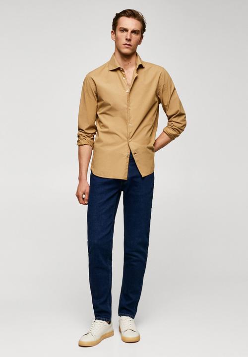 MANGO - Jeans jan - open blue