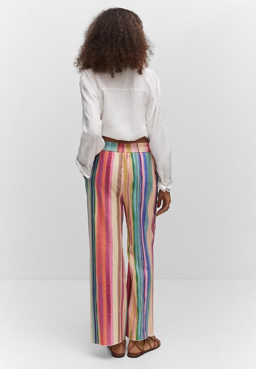 MANGO - Trousers piru - pink