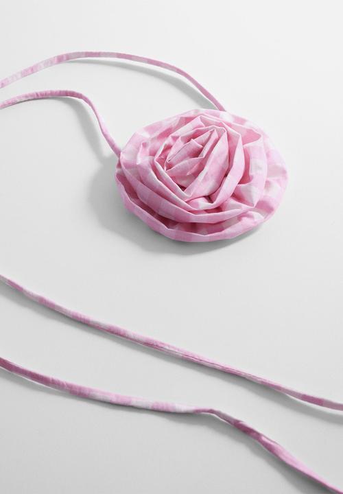 MANGO - Neck scarf matilda - light pink