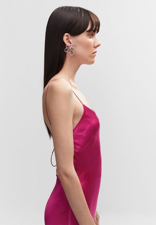 MANGO - Earrings jade - silver