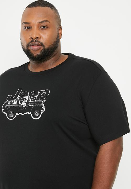 JEEP - Plus car icon print tee - black