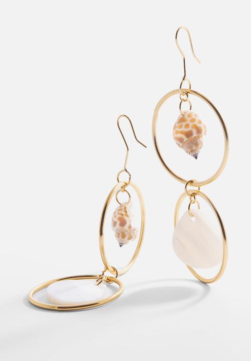MANGO - Earrings fibi - gold
