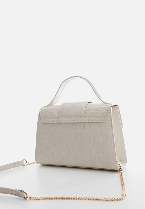 MANGO - Bag agnes - off white