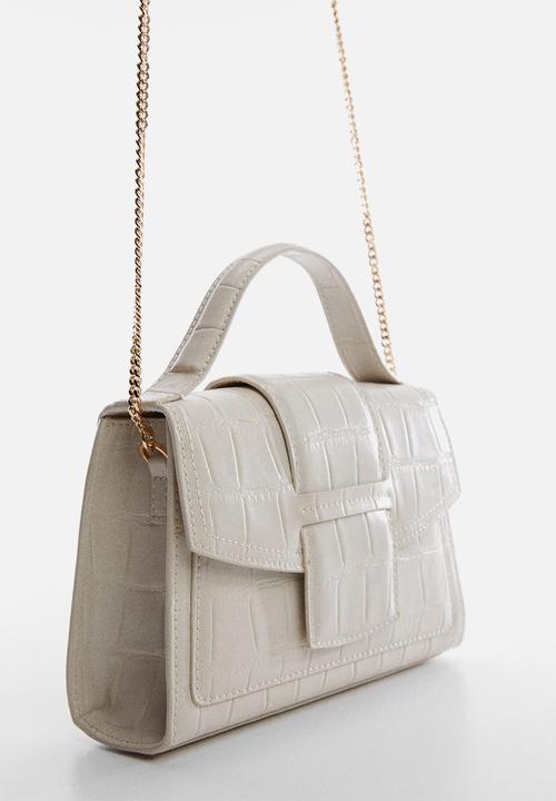 MANGO - Bag agnes - off white