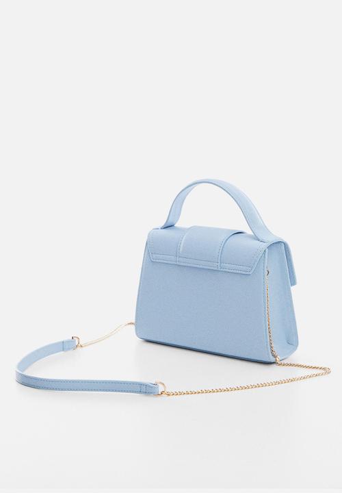 MANGO - Bag agnes - sky blue