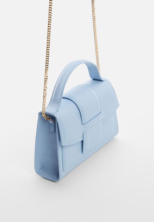 MANGO - Bag agnes - sky blue