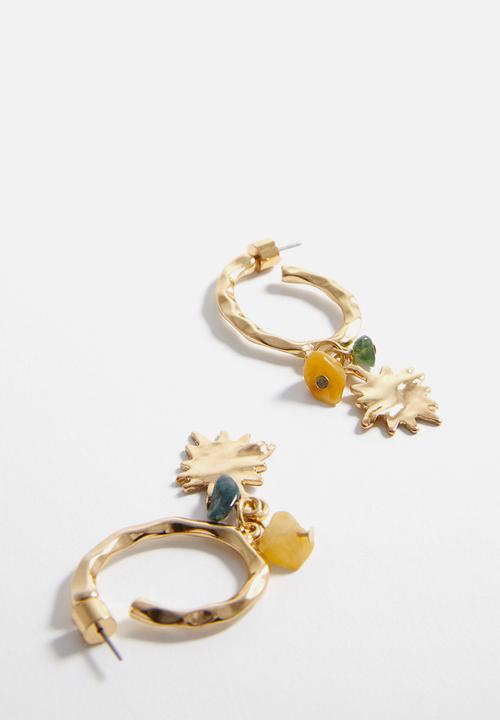 MANGO - Earrings fiorela - gold