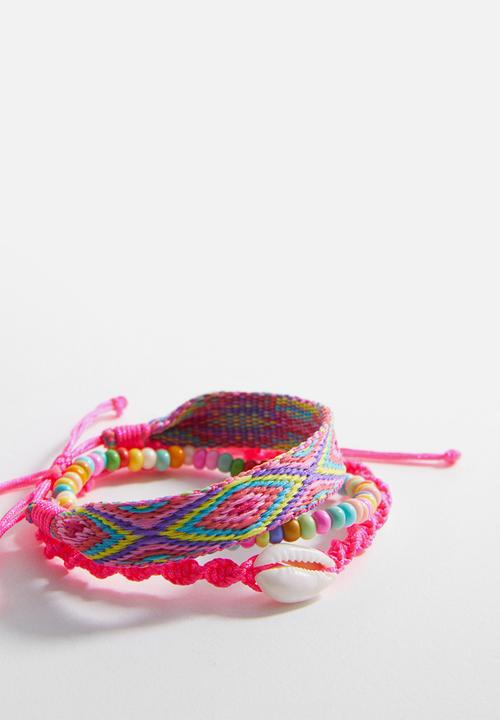MANGO - Bracelet mexicob - pink