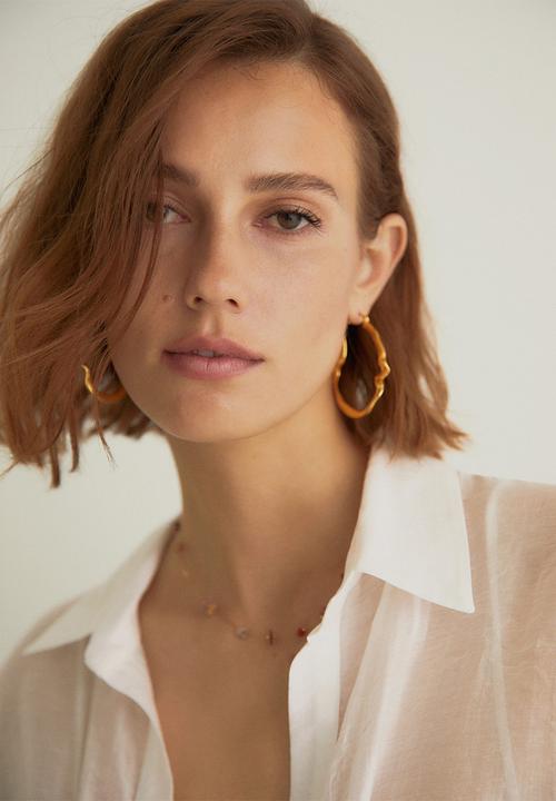 MANGO - Earrings marta - gold