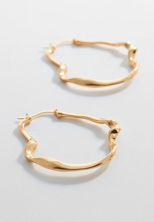 MANGO - Earrings marta - gold