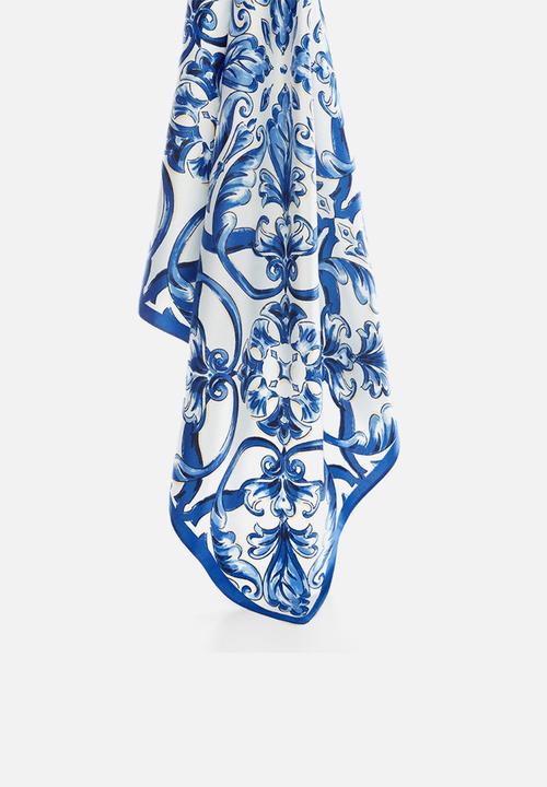 MANGO - Neck scarf azzurro - medium blue